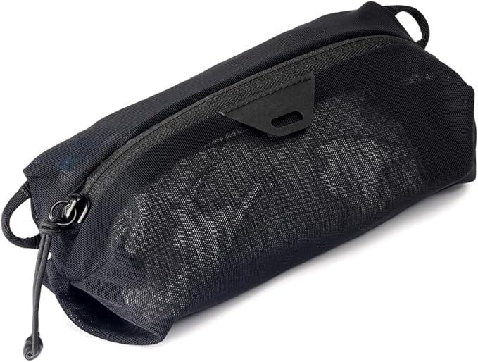 Peak Design Ultralight Packing Cube Bundle, Black, Stretchy Mesh Cubes with Strap Attachment Points and Luggage Pass Throughs, Zipper Opening, Travel Organizer for Men and Women, Sizes XXS, XS, S