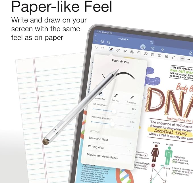 BoxWave Screen Protector Compatible with Boogie Board Blackboard Smart Scan Reusable Notebook - ClearTouch Anti-Glare (2-Pack), Anti-Fingerprint Matte Film Skin