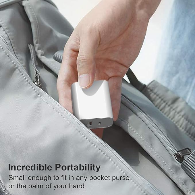 [4 Pack] USB C Charger Block Charging Block Type C Charger 20W Wall Chargers for iPhone Air/17/17 Plus/17 Pro/17 Pro Max/16/16 Plus/16 Pro/16 Pro Max/15/15 Pro/15 Pro Max/14/13/12 Pro/Samsung/Android