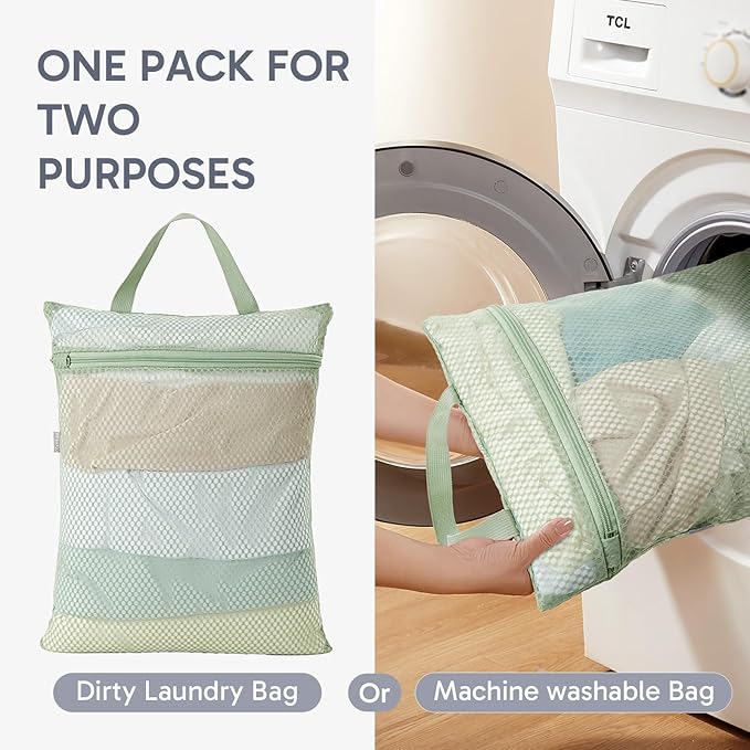 ALL INCLUDED 10 Set Durable Packing Cubes for Suitcases,OlarHike Essentials for Travel,UPGRADED Anti-Tear Stitching, NEW Improved Luggage Packing Organizers for Travel Accessories, Matcha Green