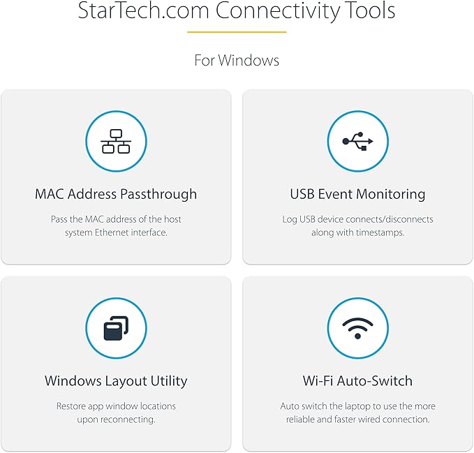StarTech.com USB-C Docking Station for MacBook Pro M1 M2 M3 M4 and Windows, 4K 60Hz HDMI or 1080p VGA Video, USB 10Gbps Hub, 100W Laptop Charging, GbE, 1ft/30cm Cable