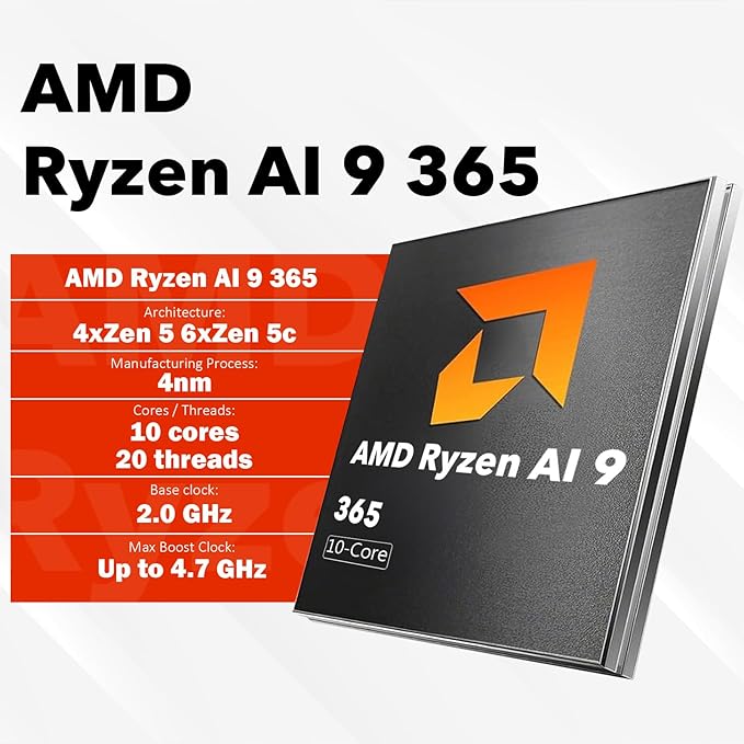 ASUS Zenbook S 16 Touchscreen Laptop 16" OLED Business Laptops AMD Ryzen AI 9 365 24GB DDR5 2TB SSD WiFi 7 Backlit KB Lifetime Microsoft Office Windows 11 Pro Laptop Computer Copilot AI