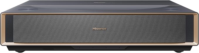 Hisense PT1 Ultra Short Throw Triple Laser Projector, 4K UHD, Google TV, 80'' - 150'', 2500 Lumens, 3000:1 Contrast, IMAX Enhanced, Dolby Vision & Atmos, 3D, 240 High Refresh Rate