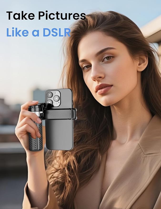 4-in-1 Multifunctional 360°Rotation Selfie Stick for iPhone with Fill Light for Low Light Environment & Indoor Scenes - Foldable Pocket LED Phone Selfie Stick Tripod