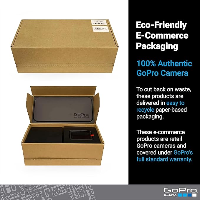 GoPro HERO13 Black Ecommerce Packaging - Waterproof Action Camera with 5.3K60 Video, 27MP Photo + Compatability with HB-Series Lenses