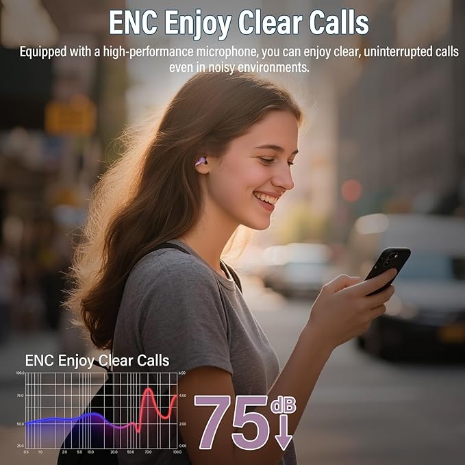 Open Ear Earbuds,Wireless Earbuds Bluetooth 5.4 Ergonomic Clip-On Ear buds, Bone Conduction Over The Ear Headphones 48H Playtime, Perfect Running Headphones for Sports IPX7 Waterproof Touch Controls