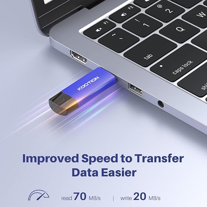 128GB USB C Flash Drive 5-Pack, KOOTION 2-in-1 Type-C Flash Drive USB-A&USB-C 3.0 Dual Drive OTG, Thumb Drive Memory Stick for Android Smartphone/Tablet/PC