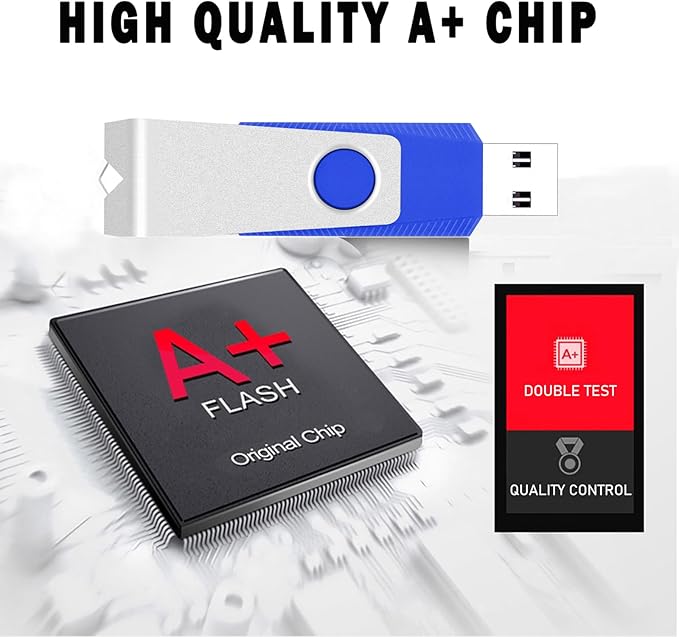 (Not 256GB) 256MB 50 Pack of Flash Drives Bulk EASTBULL USB 2.0 Flash Drives Pack USB Drives Bulk Thumb Drives in Bulk with 50 Strings (256 MB)