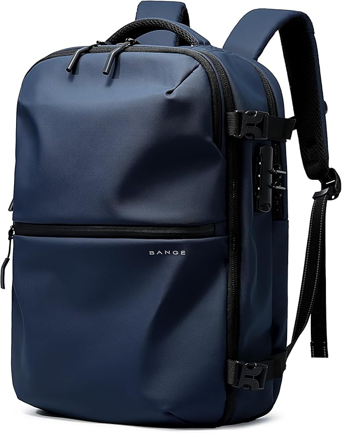 BANGE Travel Backpack with TSA lock version can hold 15.6 inch Laptop suitable Daily Commute and Overnight Flight Approved Anti-theft Bag
