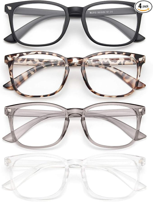 Gaoye Blue Light Glasses for Computer & Gaming - Anti UV Ray Lenses, Scratch-Resistant & Comfort Fit