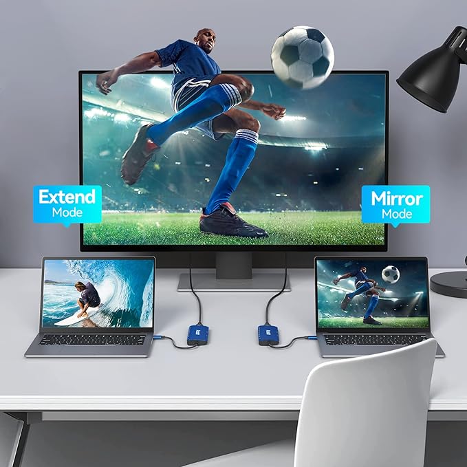 Acodot 9 in 1 USB C to 4K@60HZ HDMI Multiport Adapter, 3 USB 3.0 Ports, SD/TF Card Reader, 100W PD, Designed for MacBook Pro Air HP XPS etc, Blue