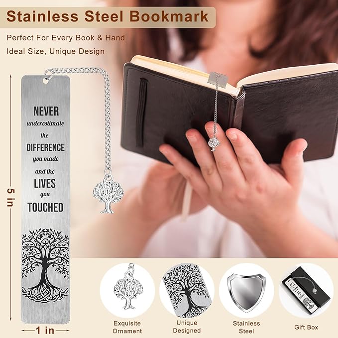 Stationery Gift Set, Bible Journaling Kit with 3PCS A5 Spiral Notebooks, Gel Pens, Steel Bookmark, Sticky Notes & Tabs, Gift Box - Aesthetic Desk Accessories Office Supplies for Women