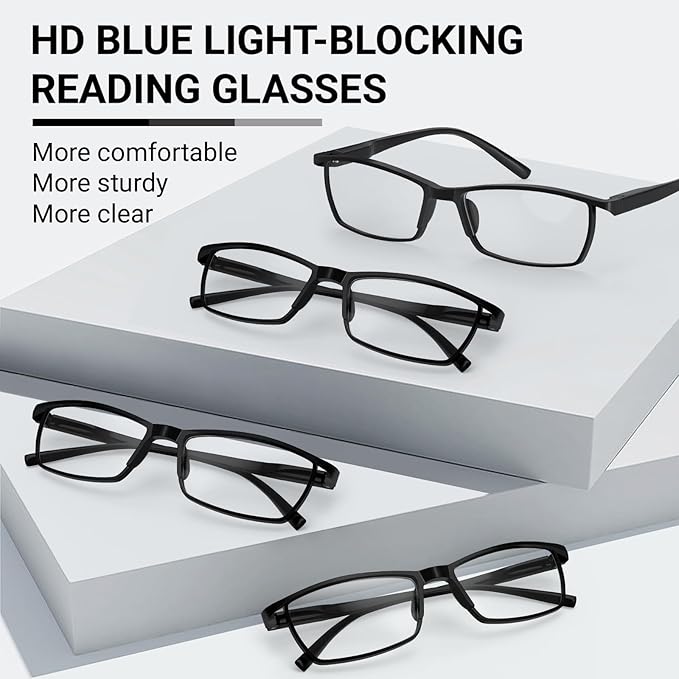 TERAISE Fashion Anti-blue light Reading Glasses Men Women Computer Reader