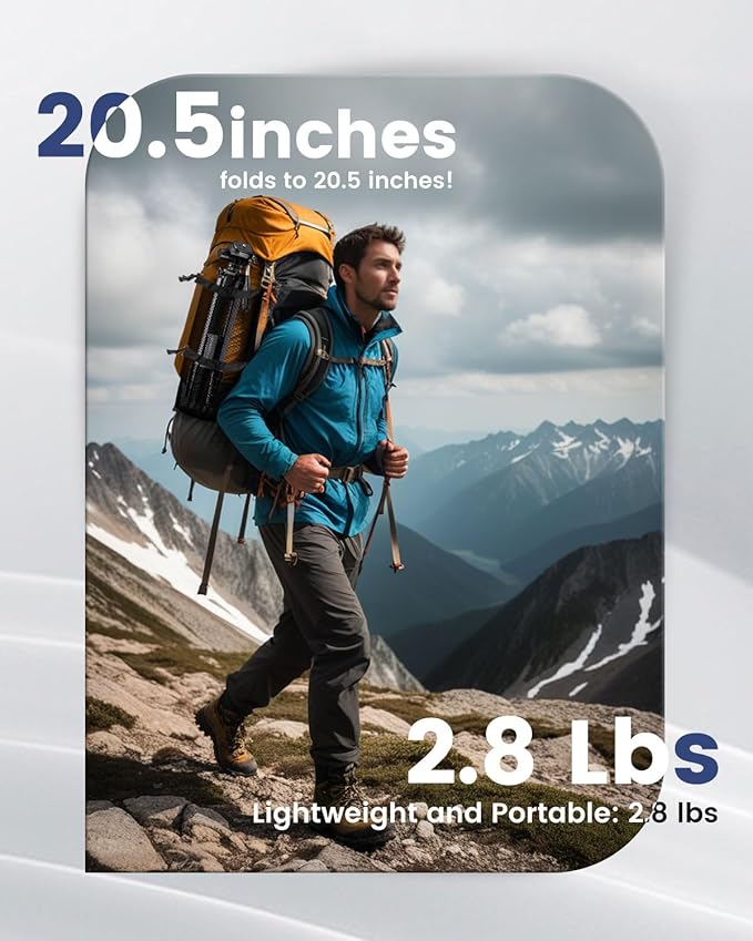 CAMBOFOTO 74"-Camera-Tripod, Professional Aluminum Tripod/Leg Stand Mirrorless Camera/DSLR/Cell Phone/Camcorder/GoPro, with Phone Holder and Travel Bag (Gunmetal Gray) Weight 2.8 lbs Load 8.8 lbs