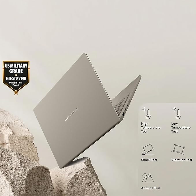 ASUS Zenbook A14 Copilot+ AI PC Laptop | 14" WUXGA OLED (100% DCI-P3) | Qualcomm Snapdragon X Plus (Up to 45 Tops) | 16GB RAM 512GB SSD | for Creator Business Professional Win11 w/DLCA Accessory