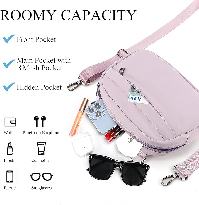 MAXTOP Small Crossbody Bags for Women Belt Bag Fanny Pack with Adjustable Strap