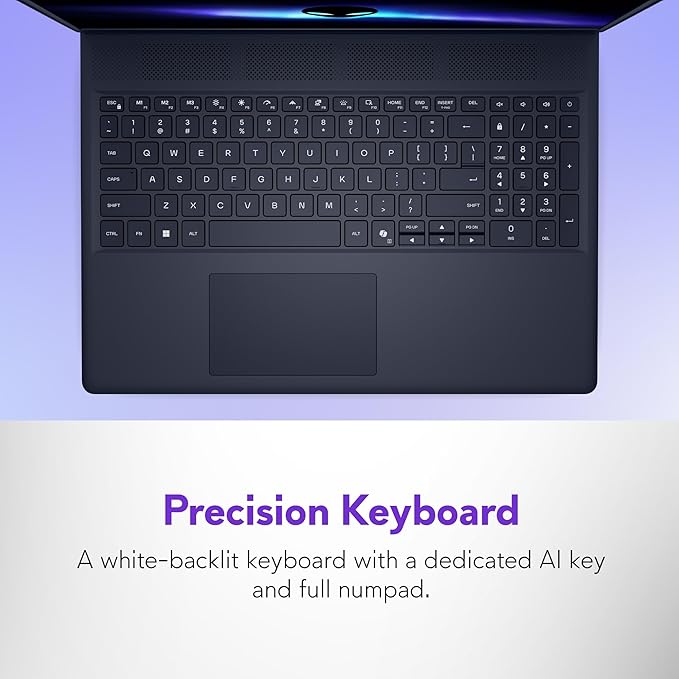 Alienware 16 Aurora Laptop AC16250-16-inch 16:10 WQXGA Display, Intel Core 7-240H Series 2, 16GB DDR5 RAM, 1TB SSD, NVIDIA GeForce RTX 5060 8GB GDDR7, Windows 11 Home, Onsite Service - Blue