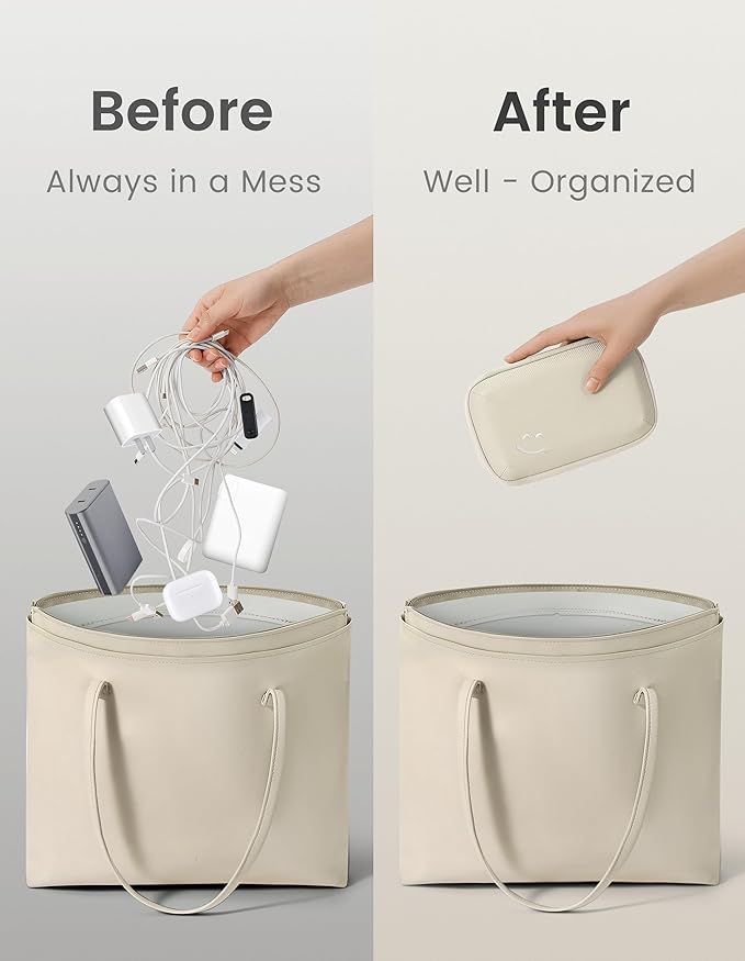 Travelkin Travel Cord Organizer, Small Electronic Organizer Travel Case, Cable Organizer Bag For Cords,Chargers Phone, Sd Card,Usbs