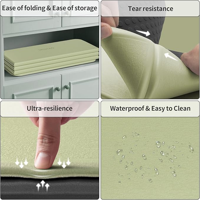 7-Fold Yoga Mat 70"x24" - 1/2 Inch Thick Folding Exercise Mat, Compact Non-Slip TPE Mat for Travel, Storage, Yoga & Home Gym, Lightweight & Portable