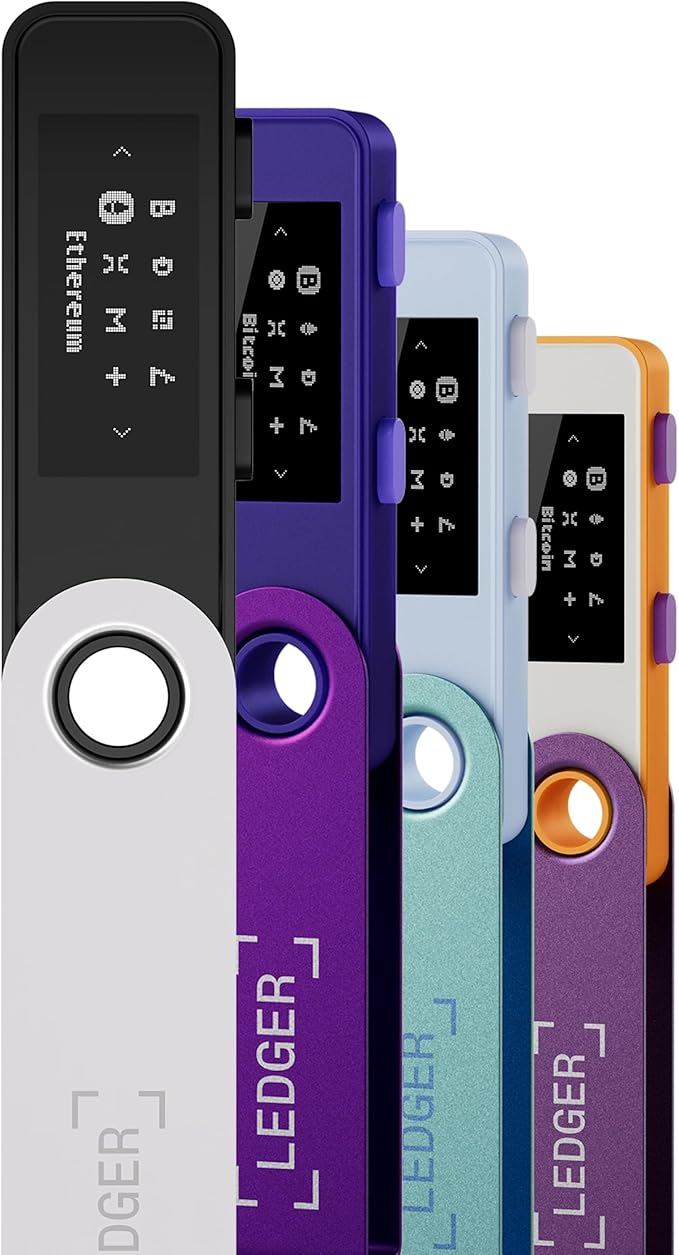 Ledger Nano S Plus (Amethyst Purple): The Perfect Entry-Level Hardware Wallet to securely Manage All Your Crypto and NFTs. (for Android or Desktop only)