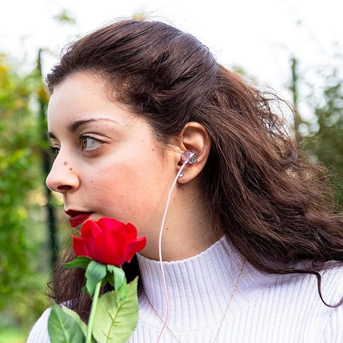 LUDOS Ultra USB C Headphones for iPhone 17 16 15 Pro Max Plus Air iPad Pro, 5 Years Warranty, Magnetic USB-C Earbuds for Samsung Galaxy S24 S23 Ultra S22 S21 FE S20 A55, USB Type C Earphones - Pink