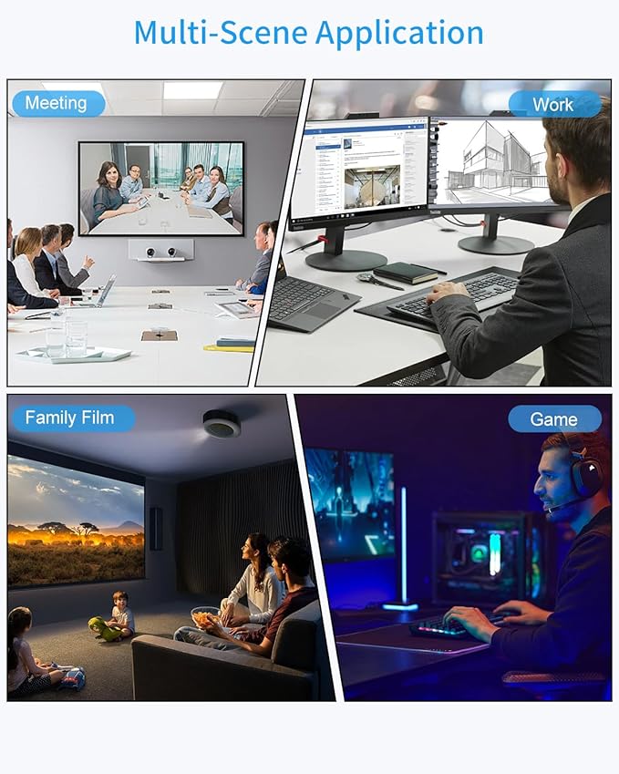 Docking Station Dual Monitors for Windows Laptop, 13-in-1 USB C Docking Station with Dual HDMI 4K, 1 VGA, 5 USB-A, 100W PD, Ethernet, SD/TF, USB Hub for Dell XPS/HP/Lenovo/Surface