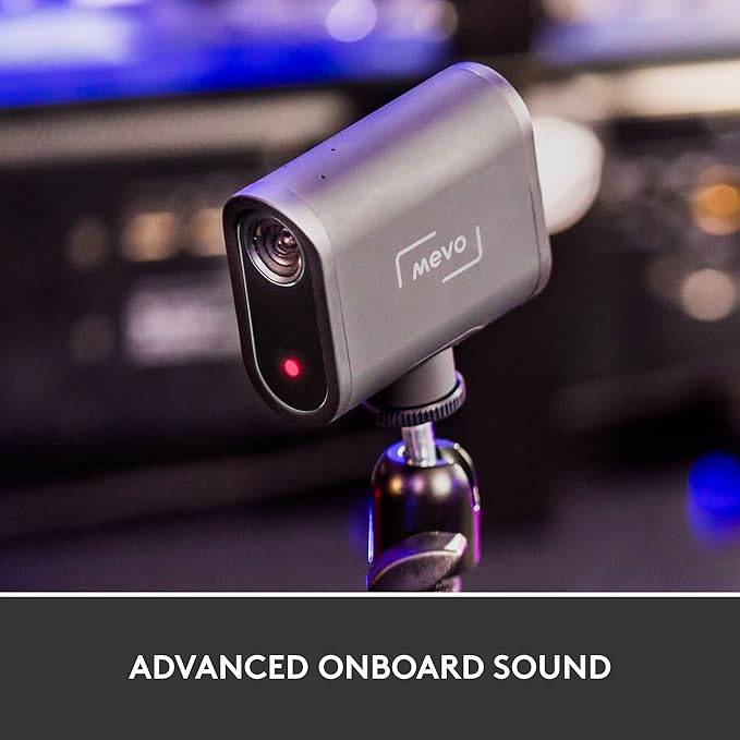 Logitech for Creators Mevo Start 3-Pack Wireless Live Streaming Cameras, for Multi-Camera HD Video,App Control and Stream via Smartphone or Wi-Fi