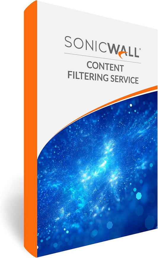 SonicWall Content Filtering Premium Service for NSA5600-1 Year License (01-SSC-4246) - Web Access Control & Policy Enforcement for Education, Business & Compliance
