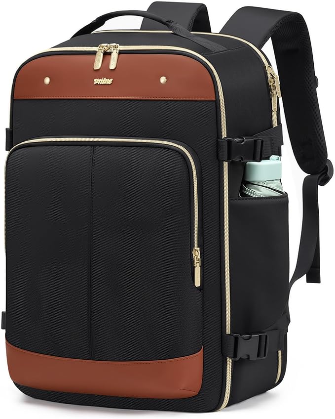 VNINE Travel Backpack for Women Men: 40L Large Carry on Backpack 17 Inch Laptop Backpack Flight Approved Business Work Bag Water Resistant Luggage Daypack Weekender Bag for College Hiking Overnight