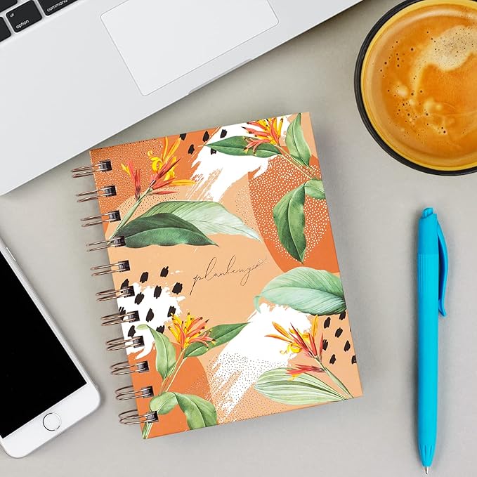 PLANBERRY Password Book Premium – Small Internet Address Organizer with A-Z Tabs – Pocket Website Password Keeper with Alphabetical Tabs – 4.7x5.7″, Hardcover (African Terracotta)