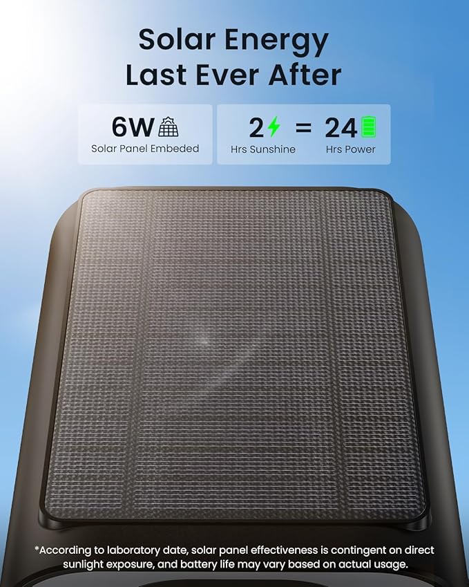 ieGeek S1 2-Pack Solar Security Cameras Wireless Outdoor, 2K 2.4Ghz WiFi Home Surveillance Camera with Embedded Solar Panel, AI Motion Sensor, Smart Alarm, Color Night Vision, Works w/Alexa