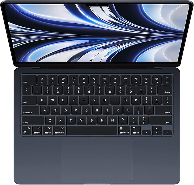 Apple 2022 MacBook Air with Apple M2 Chip, 13-inch, 8GB RAM, 256GB SSD Storage, Midnight (Renewed)