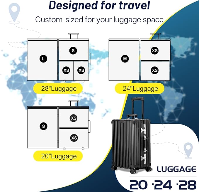 Travel Vacuum Bags for Luggage with Portable Electric Pump,Vacuum Seal Bags for Clothing,Packing Cubes Compression,Cruise Ship and Travel Essentials(Combo 9 Pack)