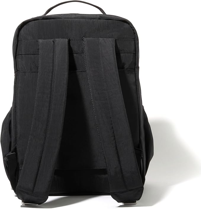 Baggallini Everyday Laptop Backpack - 11x15.5 Lightweight Water-Repellent Nylon Travel Bag w/Padded Laptop Sleeve & RFID