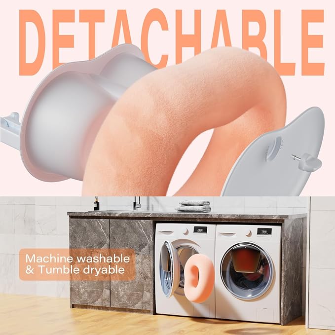 Kindle Tablet Pillow Stand with Detachable Trays Fit iPad Tablet Stand Holder for Bed Fit 4''-13'' Phone/Kindle with Case Reading Accessories Gift Soft Plus Fabric, Pink