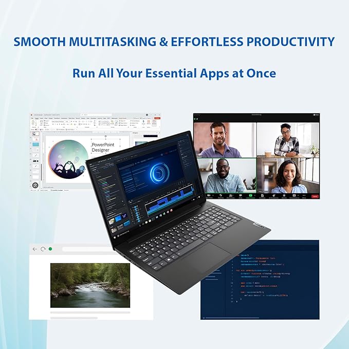 Lenovo V15 Laptop | Intel Pentium N6000 | 15.6" FHD Anti-Glare | 16GB RAM | 1TB SSD | WiFi 6 | Military Durable | Windows 11 Pro | Ethernet Port