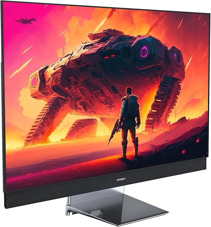 INNOCN 43 Inch Ultrawide Monitor Gaming 4K 144Hz PC Computer Desktop Larger Monitor, HDR400, FreeSync Premium, Built-in Stereo Speakers, DisplayPort, HDMI, Height Adjustable, Black