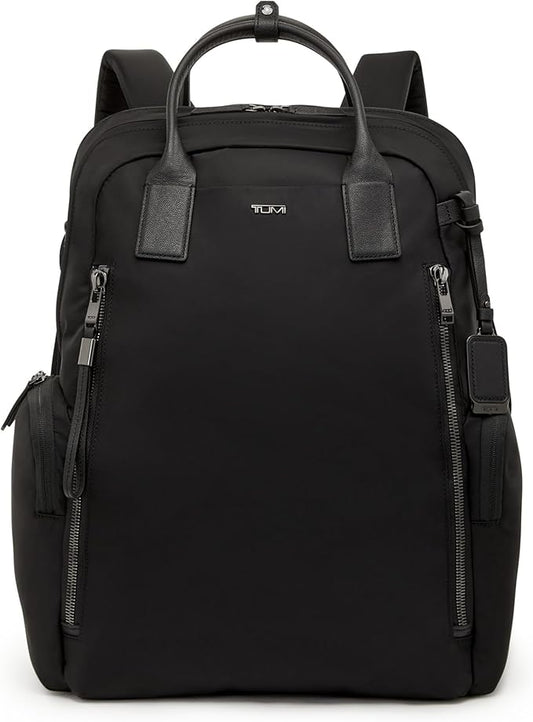 TUMI - Voyageur Atlanta Backpack - Travel Backpack for Women - For Business, Commute - Holds Up to 17" Laptop - Black & Gunmetal Hardware