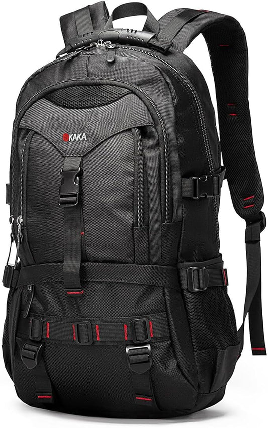 KAKA Travel Backpack Fight Approved with 17.3 inch Laptop Lackpack Compartment Outdoor Duffle Bag for men and women