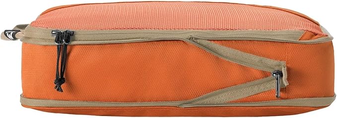Eagle Creek Pack-It Reveal Carry-On Set - Compression Cube S (2x) & M (1x) & Clean/Dirty Cube M - Angled Zipper Stackable Carry-On Packing Tubes - Travel Essentials - Mandarin