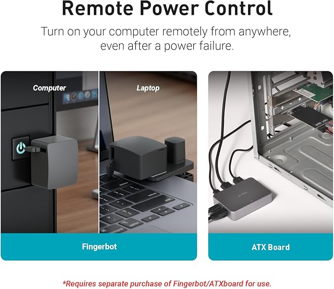 GL.iNet Comet (GL-RM1) Remote KVM Over Internet, 4K@30Hz Tailscale Support,Remote Keyboard, Video, Mouse, Install OS Via BIOS Control, Adapted KVM Switches for Home Offices,Data Center
