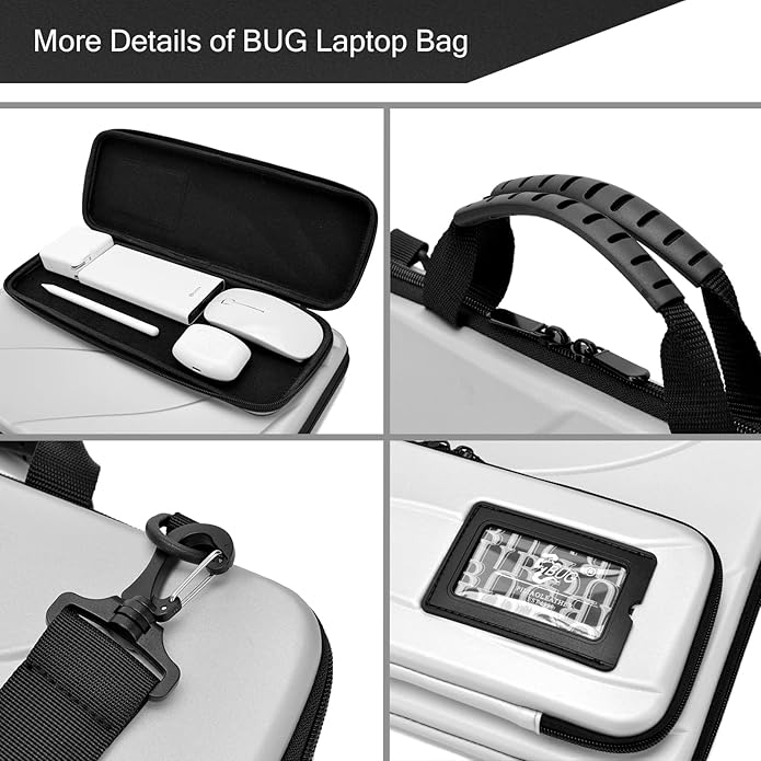 Laptop Case Hard Shell Laptop Bag for Men Women with Shoulder Strap