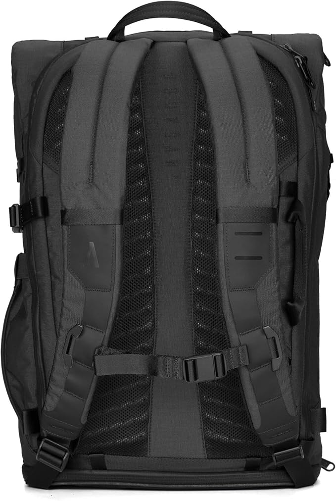 ERRANT Backpack Obsidian Black - Travel Backpack with Laptop Compartment, Waterproof 22L Everyday & Commuter Backpack for Men & Women