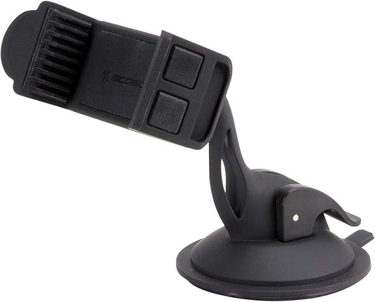 Scosche HDVM Universal 3-in-1 Vent/Windshield/Dashboard Cell Phone Holder Car Mount, Suction Cup Phone Mount with Vent Clip, Compatible with iPhone 16/15/14/13/12 & Mobile Phones up to 3.5 inches