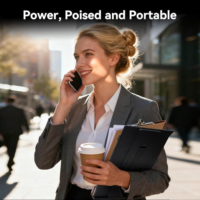 Laptop Screen Extender Monitor, 16:10 IPS 100% sRGB Portable Travel Monitor for Laptop, FHD 1200P External Display Screen, Dual Screen Attachment Plug & Play for Mac Windows