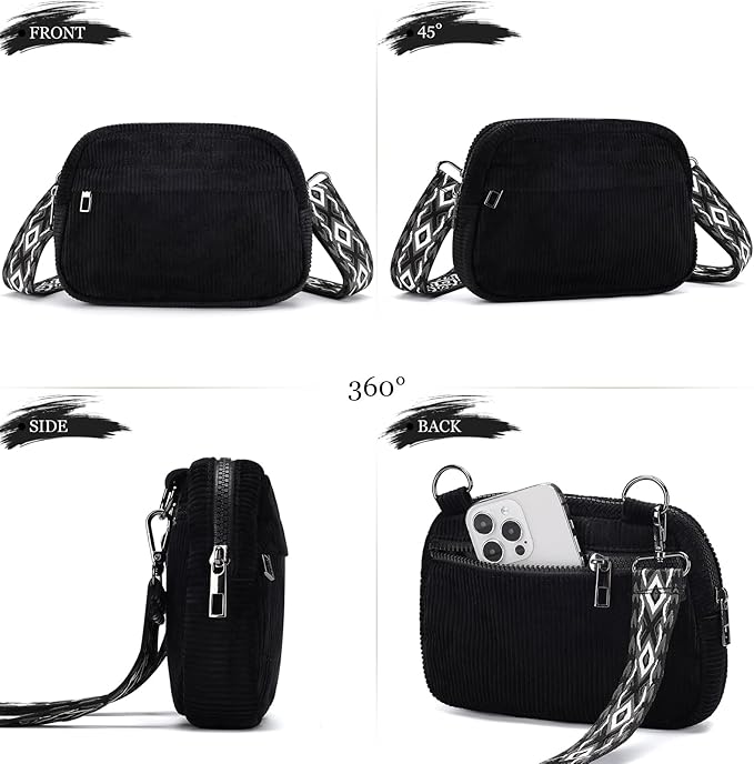 MAXTOP Small Crossbody Bags for Women Belt Bag Fanny Pack with Adjustable Strap