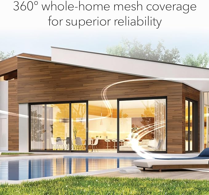 NETGEAR Orbi 770 Series Tri-Band WiFi 7 Mesh Network System (RBE772) - Router + 1 Satellite Extender, Security Features, Up to 11Gbps, Covers up to 5,500 sq.ft., 100 Devices, 2.5 Gig Internet Port