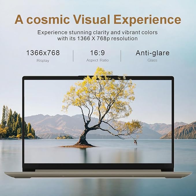 Lenovo Laptop for Business and Student | Intel Core |15.6 Anti-Glare Screen | 1 Year Office 365 | 8GB RAM | 128GB SSD + 128GB eMMC | 1TB Cloud Storage | 11HR Battery | Windows 11 | WOWPC USB