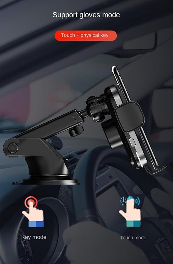 Car Phone Holder, Fast Charging Wireless Charger