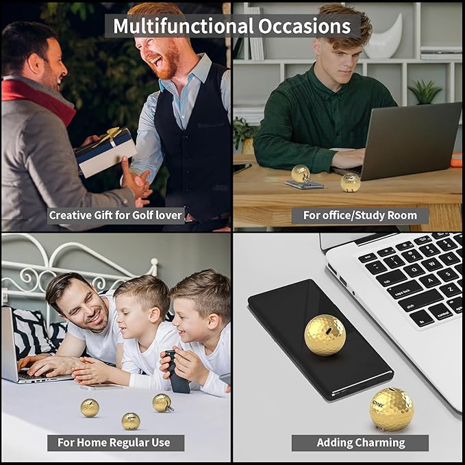 USB C Charger Block 20W，Creative Golf Ball Type C Wall Charger，GaN III Power Adapter with UL Certified，Fast Charging for iPhone 16/15 Series, Galaxy, Google Pixel,iPad,AirPods